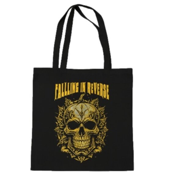 Falling In‎ Reverse OFFICIAL Merch Pumpkin Halloween Tote Bag RARE NEW - Picture 1 of 6